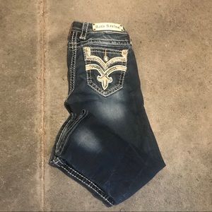 Rock revival crop jeans size 26